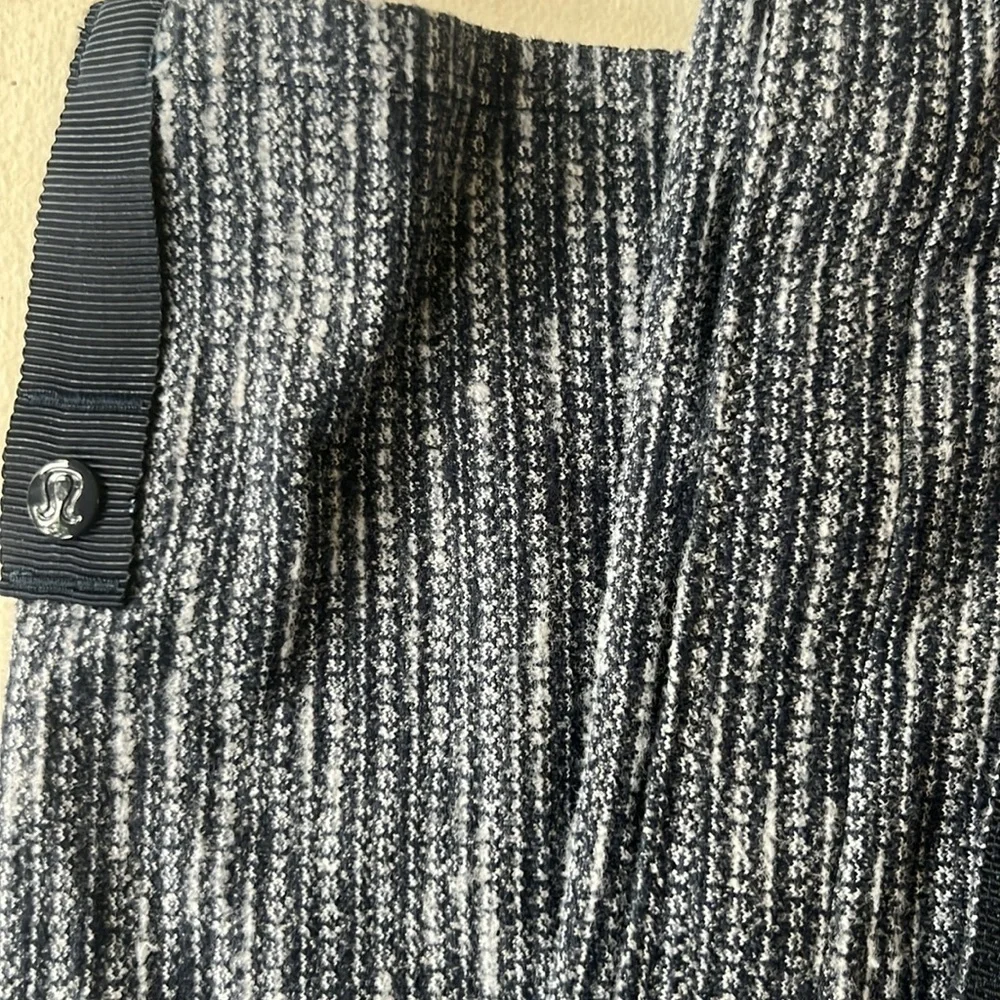 Lululemon Vinyasa Scarf *Rulu Coco Pique True Navy Heathered True Navy